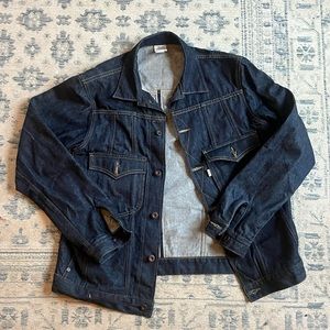Men’s Large Dark Wash Denim Jacket